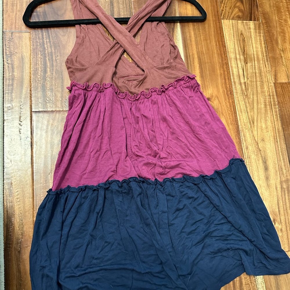 Ella Moss Women’s Dress in Pink and Navy
